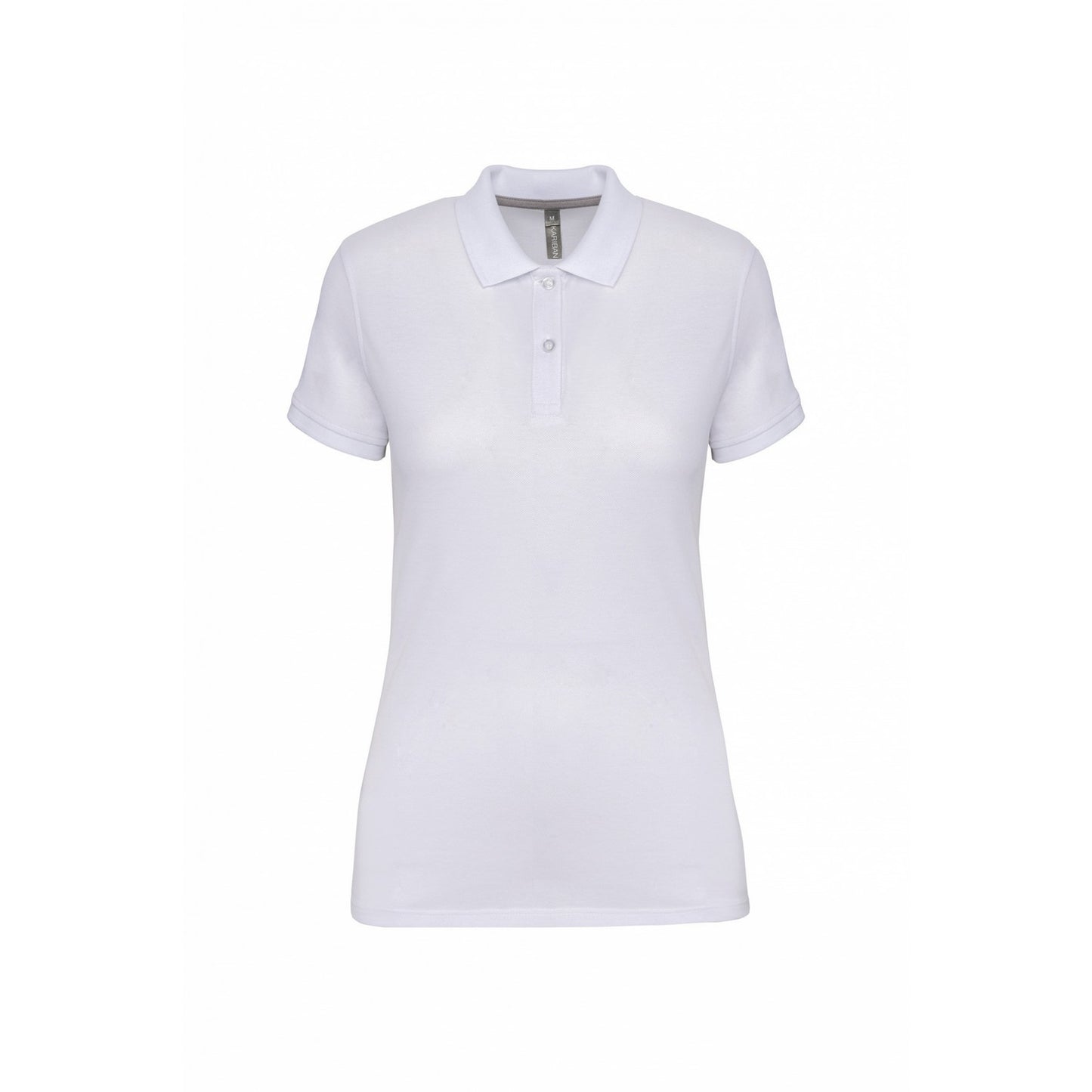 White - Front - WK. Designed To Work Womens-Ladies Pique Anti-Bacterial Polo Shirt