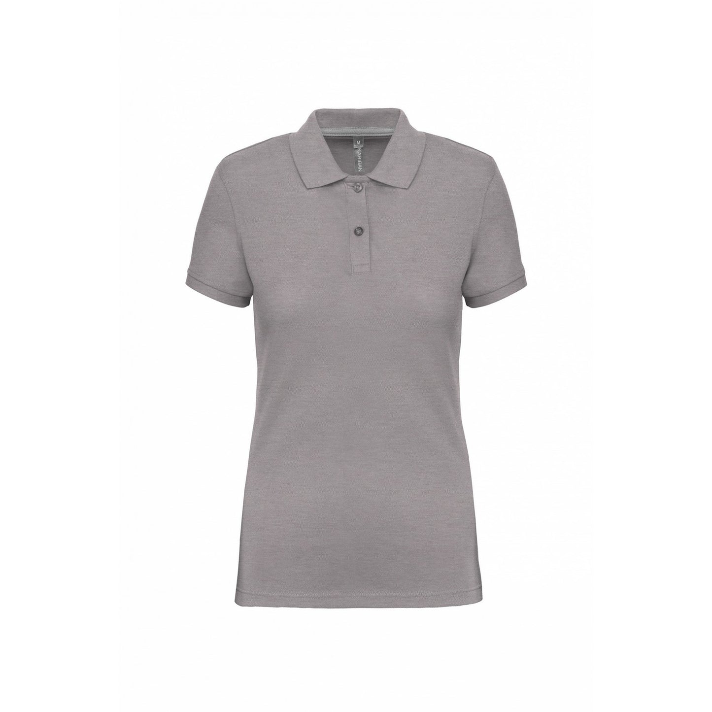 Oxford Grey - Front - WK. Designed To Work Womens-Ladies Pique Anti-Bacterial Polo Shirt