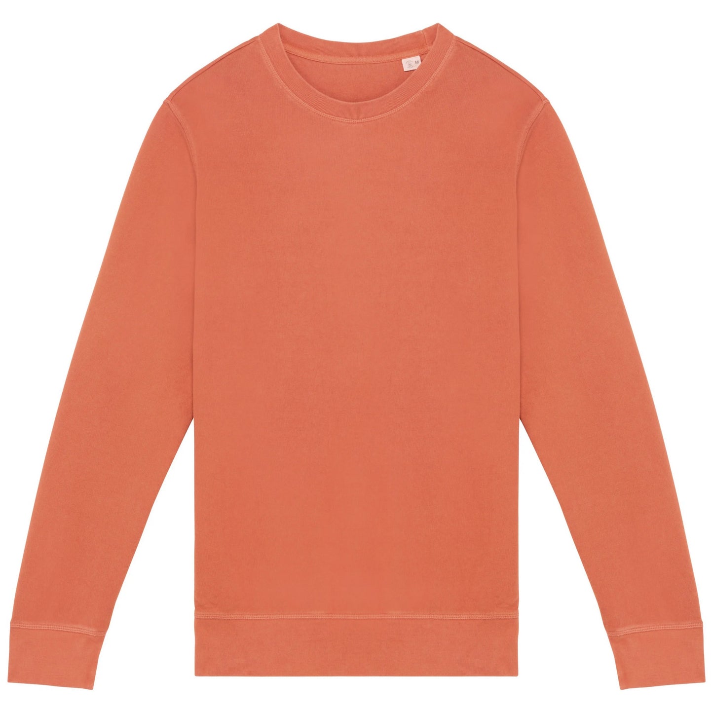 Washed Pomelo - Front - Native Spirit Unisex Adult French Terry Sweatshirt
