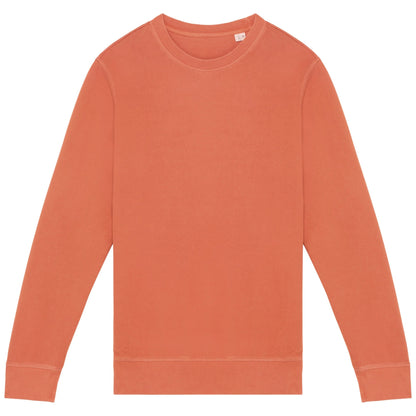 Washed Pomelo - Front - Native Spirit Unisex Adult French Terry Sweatshirt
