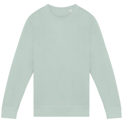 Washed Jade Green - Front - Native Spirit Unisex Adult French Terry Sweatshirt