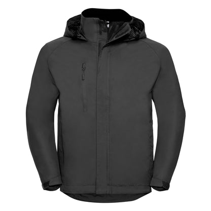 Titanium - Front - Russell Mens HydraPlus Padded Jacket