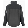 Black - Back - WORK-GUARD by Result Mens Sabre Soft Shell Jacket