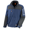Navy - Front - WORK-GUARD by Result Mens Sabre Soft Shell Jacket