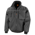 Black - Front - WORK-GUARD by Result Mens Sabre Pilot Jacket