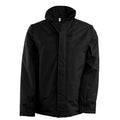 Black - Front - Kariban Mens Factory Zip-off Sleeves Jacket