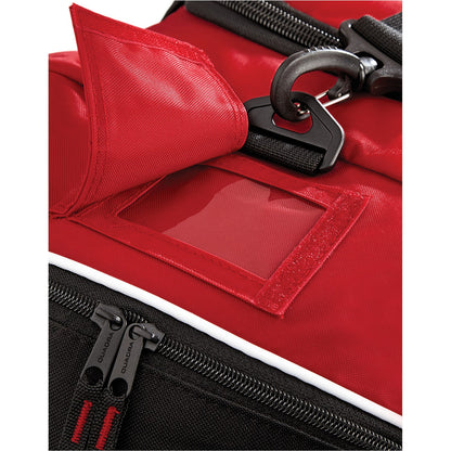 Red-Black - Back - Quadra Teamwear Jumbo Kit Bag