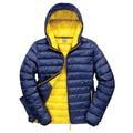 Navy-Yellow - Front - Result Urban Mens Snow Bird Padded Jacket