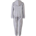 Grey - Back - SF Minni Childrens-Kids Heather All-In-One Nightwear