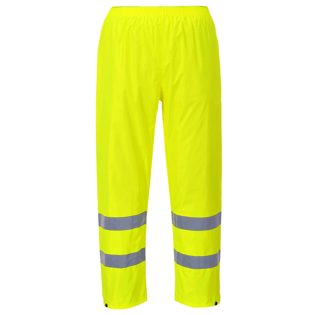 Yellow - Back - Portwest Mens Hi-Vis Rain Trousers