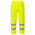 Yellow - Back - Portwest Mens Hi-Vis Rain Trousers