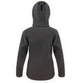 Black-Seal Grey - Back - Result Core Womens-Ladies Hooded Soft Shell Jacket