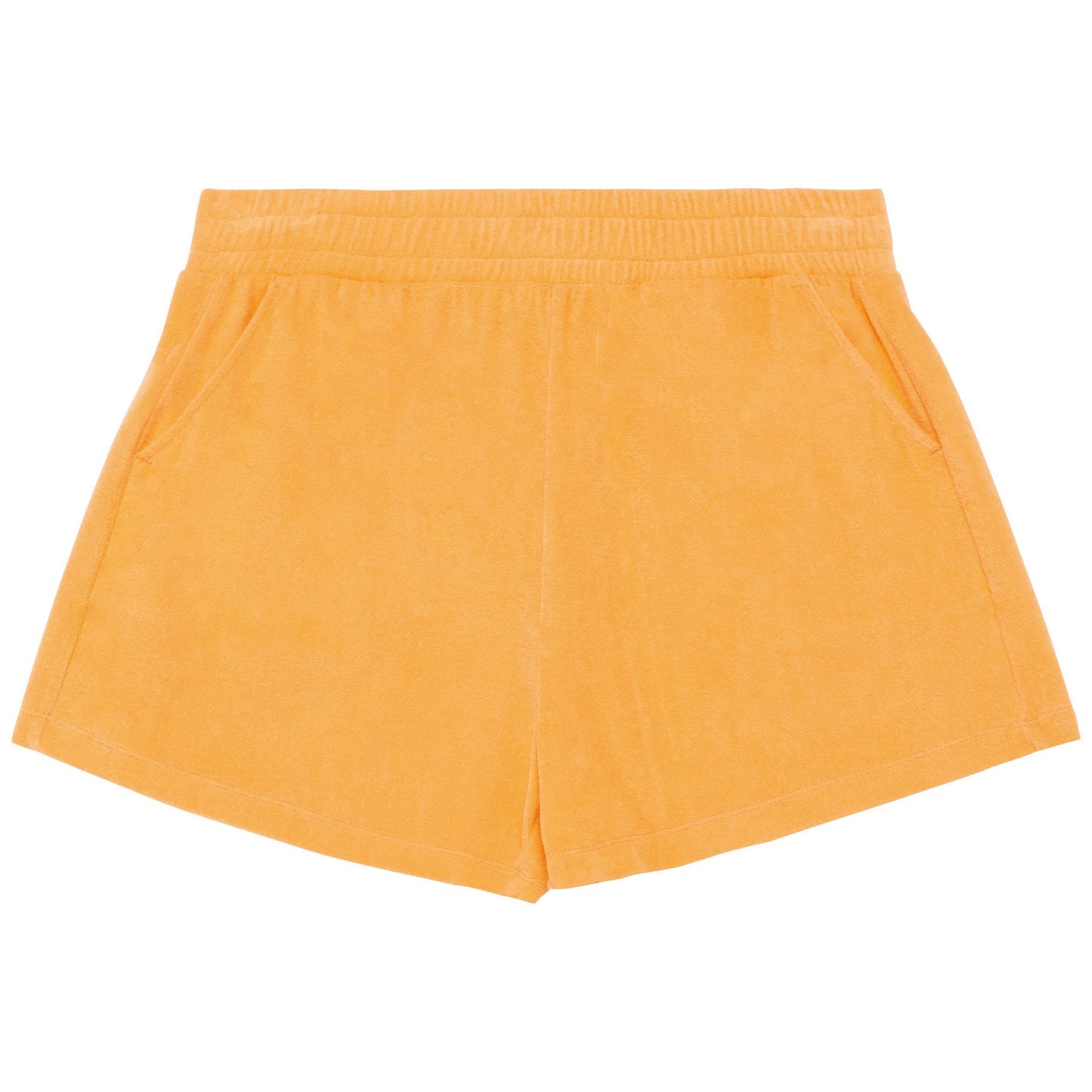 Apricot - Back - Native Spirit Womens-Ladies Terry Towel Shorts