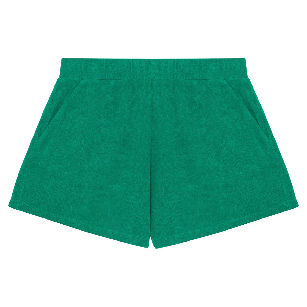 Malachite Green - Front - Native Spirit Womens-Ladies Terry Towel Shorts