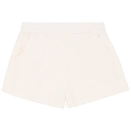 Ivory - Back - Native Spirit Womens-Ladies Terry Towel Shorts