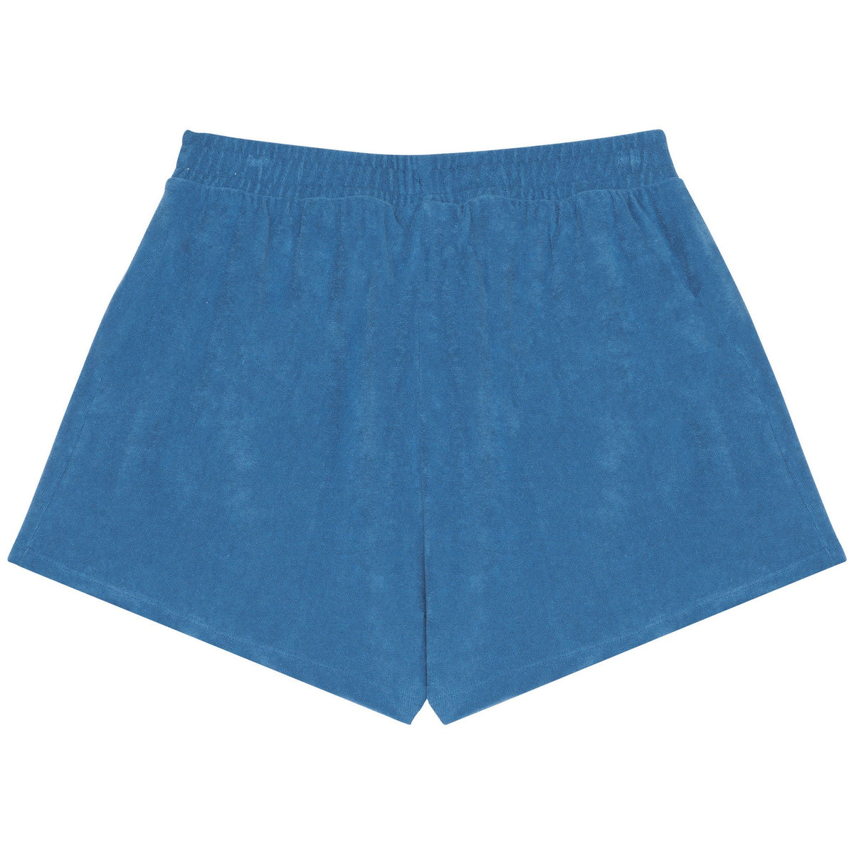 Riviera Blue - Front - Native Spirit Womens-Ladies Terry Towel Shorts