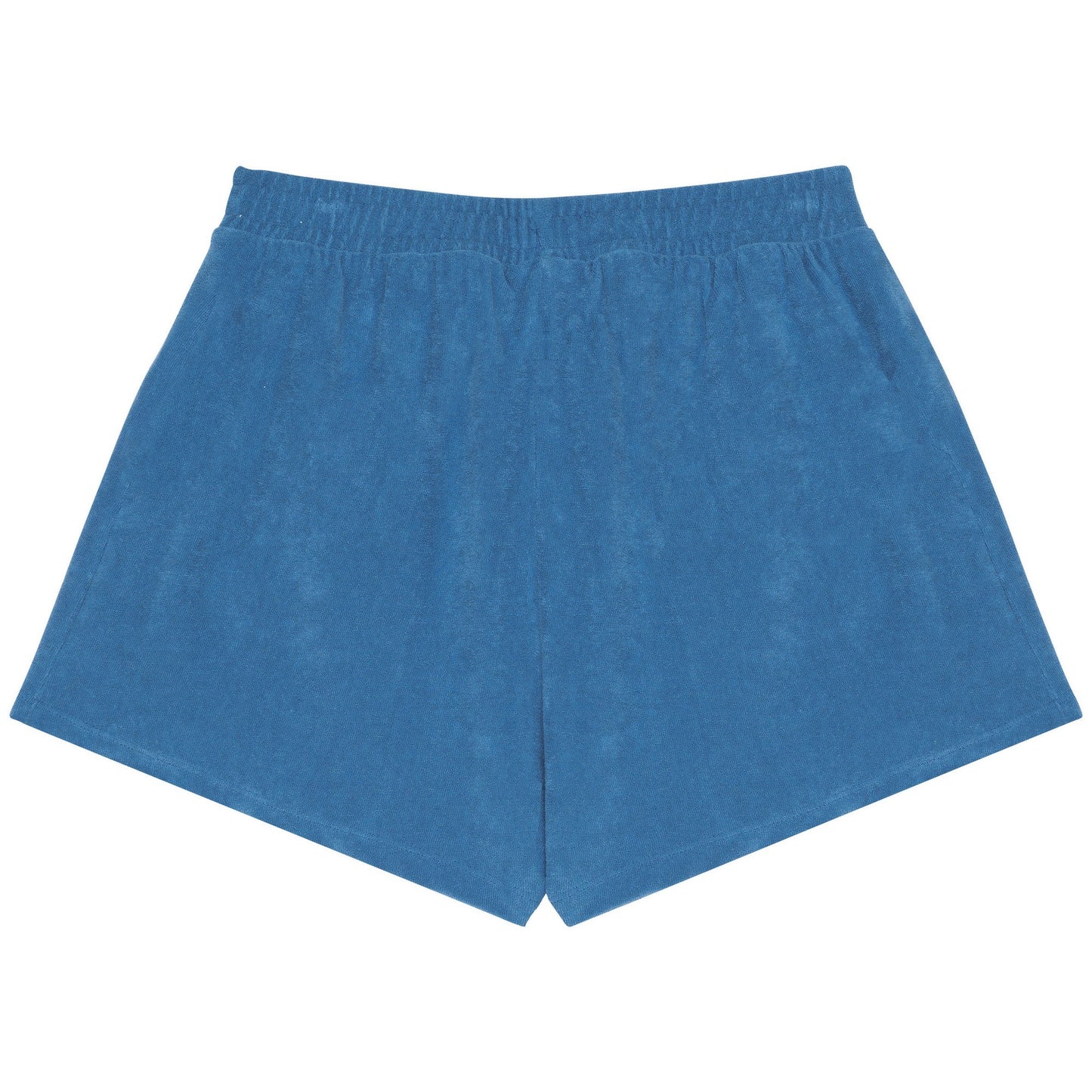 Riviera Blue - Front - Native Spirit Womens-Ladies Terry Towel Shorts
