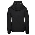Black - Back - Russell Collection Womens-Ladies HydraPlus Jacket