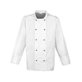 White - Front - Premier Unisex Adult Cuisine Chef Jacket