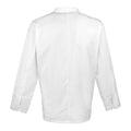 White - Back - Premier Unisex Adult Cuisine Chef Jacket