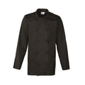 Black - Front - Premier Unisex Adult Cuisine Chef Jacket