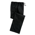 Black - Back - Premier Unisex Adult Essential Checked Chef Trousers