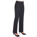 Charcoal - Front - Brook Taverner Womens-Ladies Concept Aura Trousers