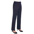 Navy - Front - Brook Taverner Womens-Ladies Concept Aura Trousers