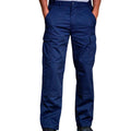 Navy - Side - PRORTX Womens-Ladies Cargo Trousers