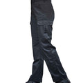 Black - Pack Shot - PRORTX Womens-Ladies Cargo Trousers