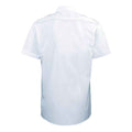 Light Blue - Back - Premier Mens Short-Sleeved Pilot Shirt