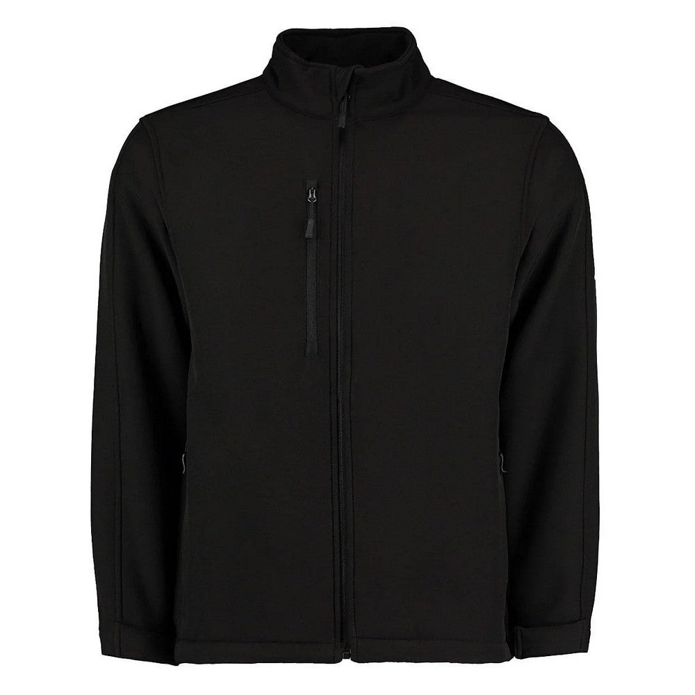 Black - Front - Kustom Kit Mens Corporate Soft Shell Jacket
