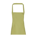 White - Front - Premier Unisex Adult Cotton Bibbed Apron