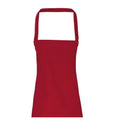 Navy - Front - Premier Unisex Adult Cotton Bibbed Apron