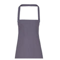 Red - Front - Premier Unisex Adult Cotton Bibbed Apron