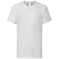Heather Grey - Front - Fruit of the Loom Childrens-Kids Iconic 195 Premium T-Shirt
