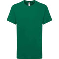 College Green - Front - Fruit of the Loom Childrens-Kids Iconic 195 Premium T-Shirt