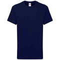 Deep Navy - Front - Fruit of the Loom Childrens-Kids Iconic 195 Premium T-Shirt