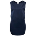 Navy - Front - Premier Plain Pocket Tabard