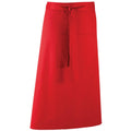 Red - Front - Premier Colours Bar Apron