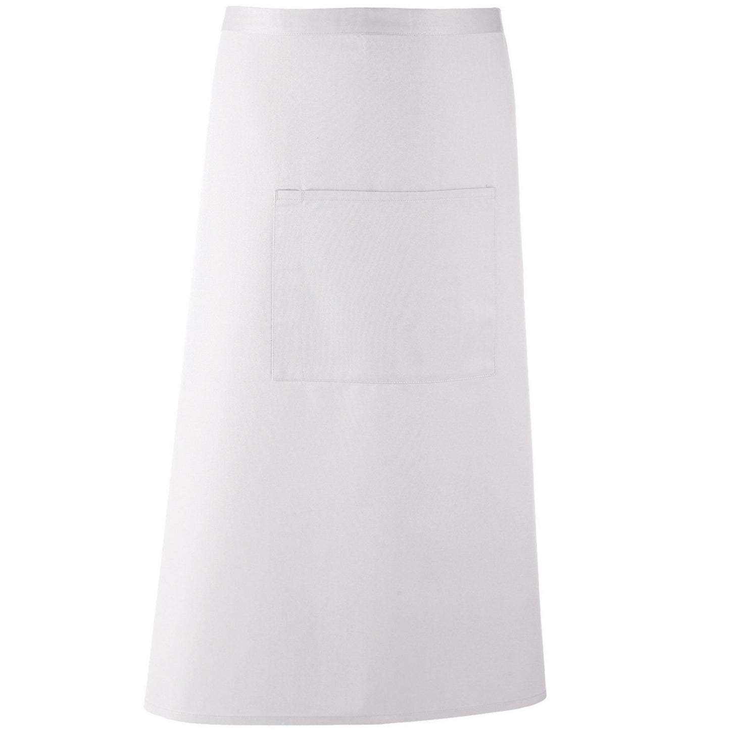 White - Front - Premier Colours Bar Apron