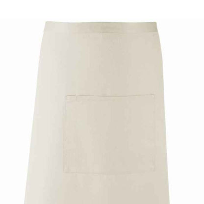 Natural - Back - Premier Colours Bar Apron
