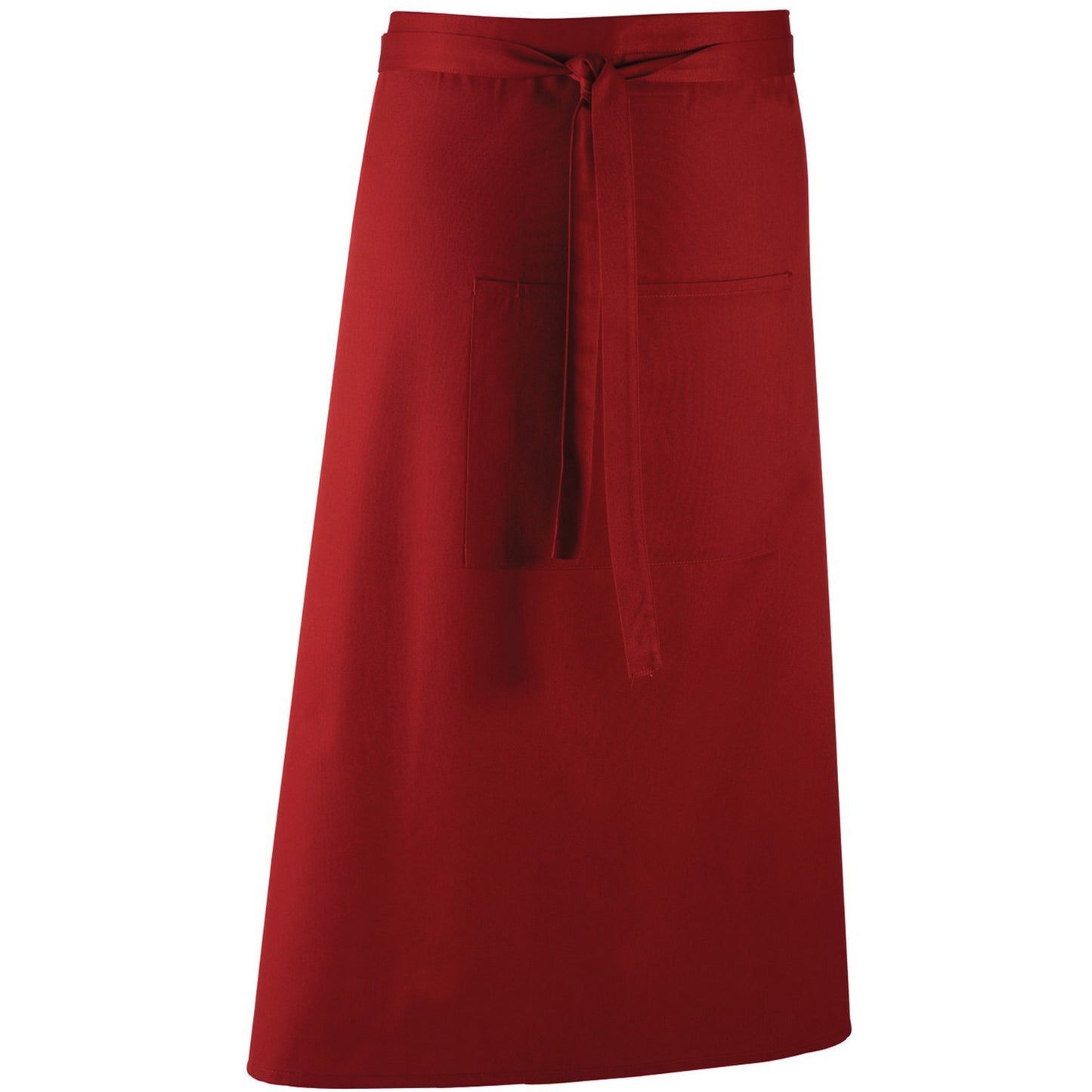 Burgundy - Front - Premier Colours Bar Apron