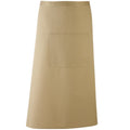 Khaki - Front - Premier Colours Bar Apron