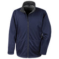 Navy - Front - Result Core Mens Waterproof Soft Shell Jacket