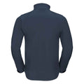 French Navy - Back - Russell Mens Plain Soft Shell Jacket