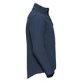 French Navy - Side - Russell Mens Plain Soft Shell Jacket