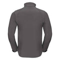 Titanium - Back - Russell Mens Plain Soft Shell Jacket