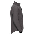 Titanium - Side - Russell Mens Plain Soft Shell Jacket