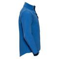 Azure - Side - Russell Mens Plain Soft Shell Jacket